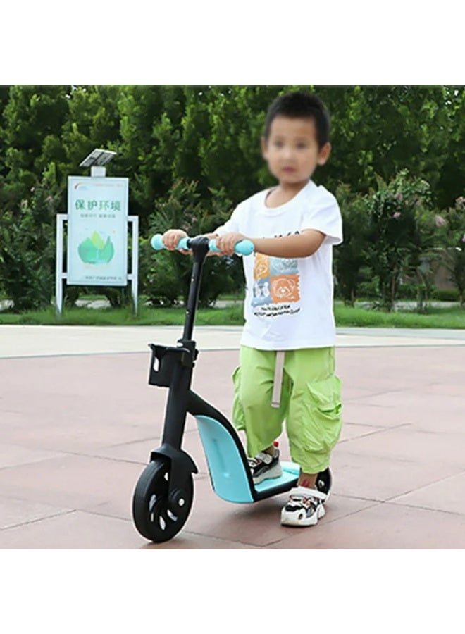 3-in-1 Kids Scooter, Convertible Design Adjustable Height - Orange - Image 3
