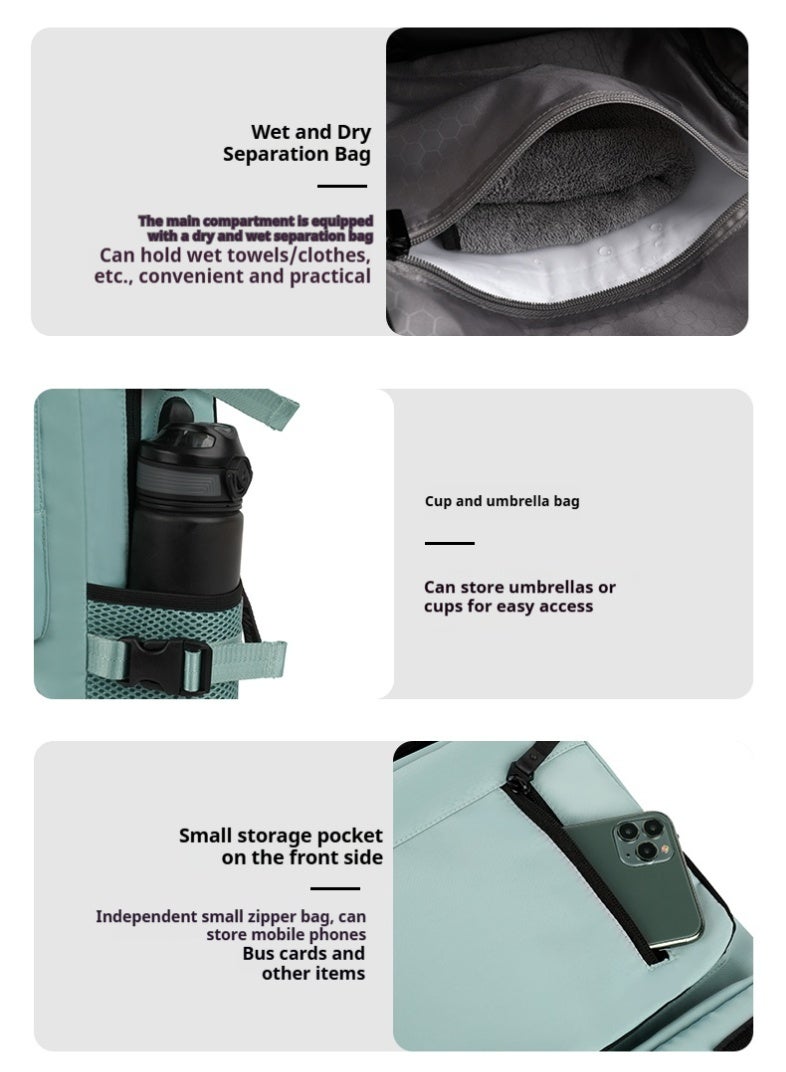 لبونير حقيبة ظهر كبيرة السعة مزودة بمنفذ شحن USB، حقيبة ظف مقاومة للماء للكمبيوتر المحمول للسفر والعمل، حقيبة متعددة الوظائف مضادة للسرقة مع حجرة مخصصة للأحذية، وجيب للاب توب، وجيب للتابلت، وحامل للزجاجة، نظام ظهر مريح قابل للتهوية، حمل متعدد كحقيبة ظهر أو حقيبة كتف أو حقيبة يد، مثالية لرحلات العمل، والتنقل اليومي، والإجازات الأسبوعية، والرحلات الطويلة | منفذ USB مدمج ومبتكر | نايلون ممتاز مقاوم للماء | تقسيم داخلي ذكي | تخزين منظم | أساسية للمسافر العصري | وظائف عملية | جيب أمامي سريع الوصول | مشبك صدر مضاد للسرقة | أمان وملاءمة | حجرة رئيسية فسيحة | متانة في البناء | حمل مريح | طرق حمل متعددة | تصميم عصري | حل متكامل | حقيبة ظهر لرحلات العمل | حقيبة ظف للمسافر اليومي | حقيبة إجازة نهاية الأسبوع | حقيبة ظف لليلة واحدة | مقبولة كأمتعة محمولة | حقيبة ظف تقنية | شحن الأجهزة | متوافقة مع الشاحن المحمول | أحزمة ergonomic | لوح ظهر مريح | مشبك أمان | راحة عدم استخدام اليدين | سوستة متينة | منظمان داخلية | أقسام محددة | حماية من العوامل الجوية | تنوع لا مثيل له | مثالية للعمل والسفر | أمتعة ذكية | - Image 5