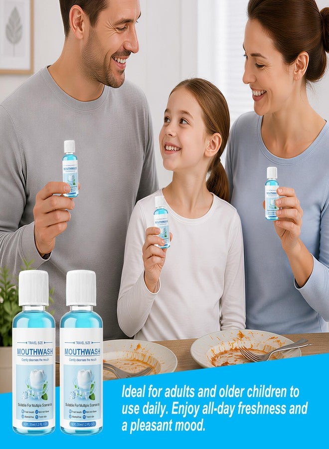 Kocpudu Travel-Sized Mouthwash Bulk, Mint Flavor (10-Pack) - Image 2