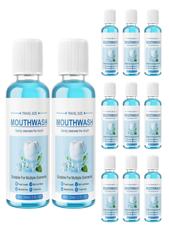 Kocpudu Travel-Sized Mouthwash Bulk, Mint Flavor (10-Pack) - Image 1