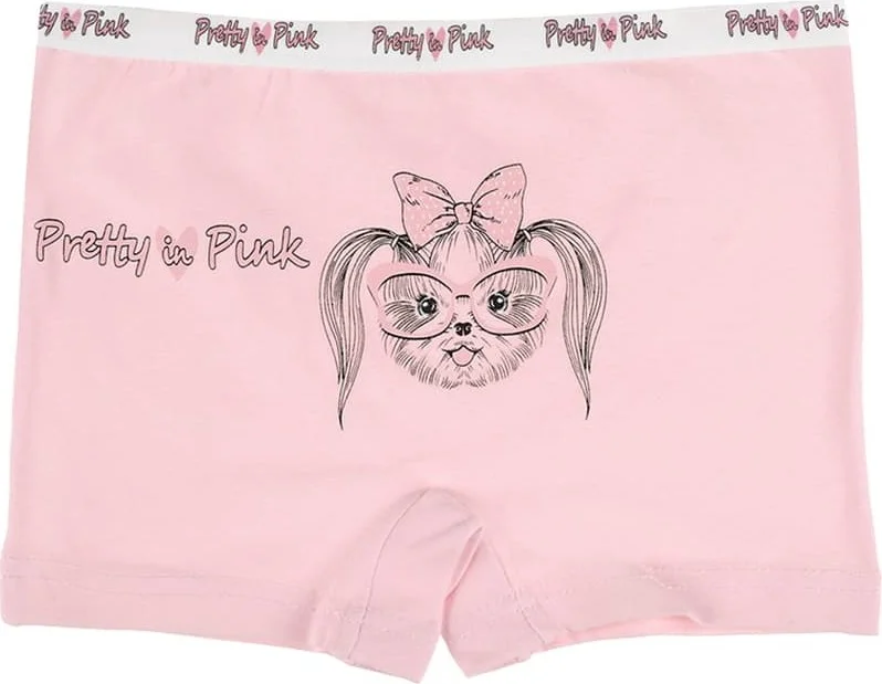Donella 10 Pcs Colored Dog Printed Girl's Shorts - 425059