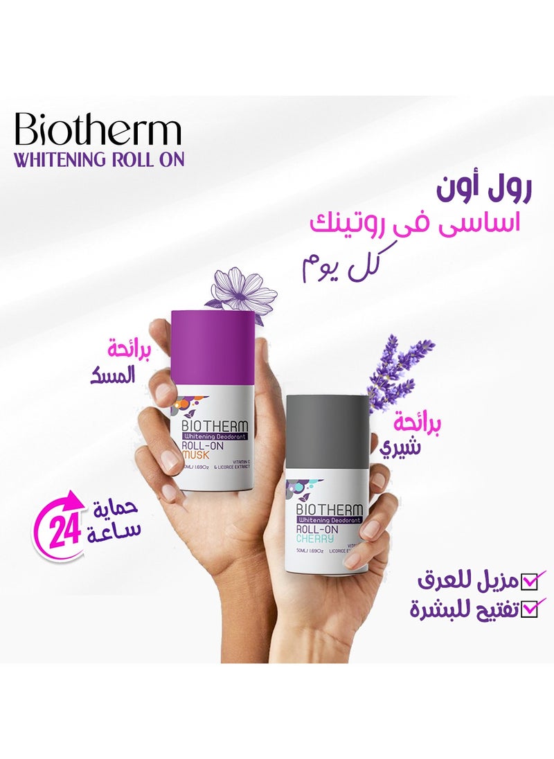 BIOTHERM - Whitening Deodorant Roll-On Cherry - Image 1