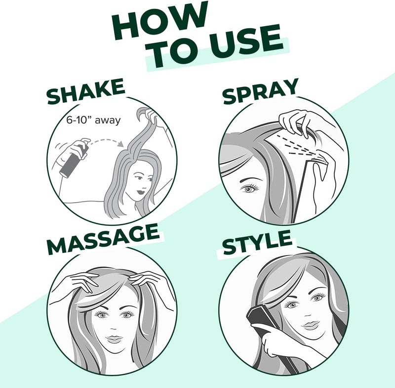 Sanfe Hair Volumizing Dry Shampoo - 25ml | Instantly refreshes & add volume | Leaves no residue - Image 4