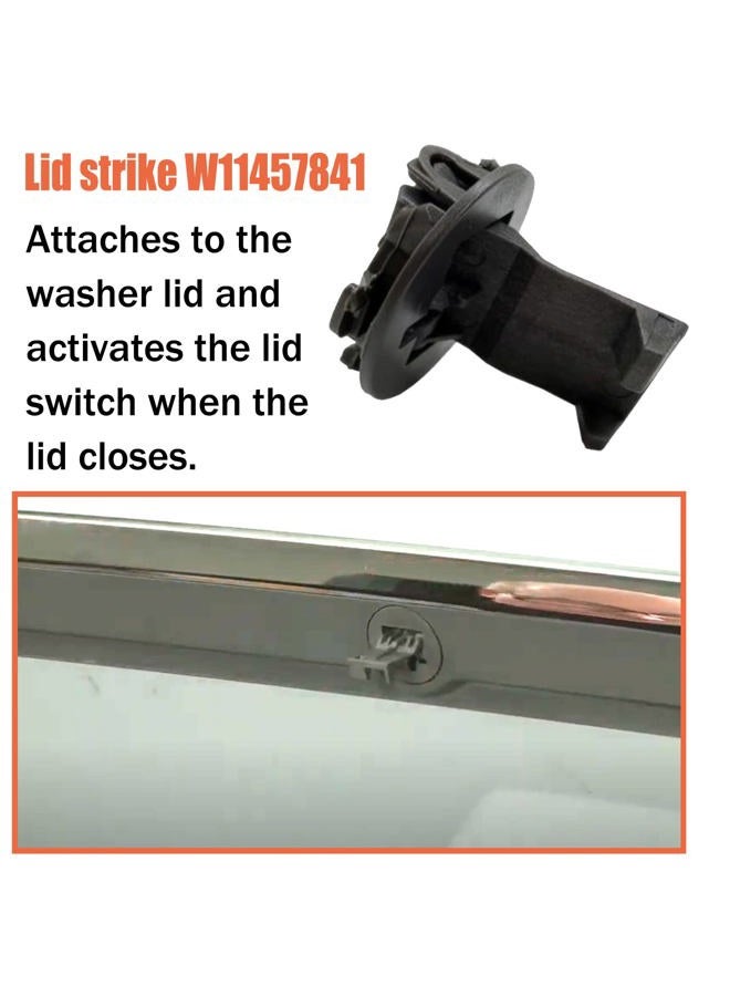 Kscjdg W11457841 W11091027 Washer Door Lid Strike For Whirlpool Kenmore Maytag KitchenAid 4959179 AP6987306 PS16218028 EAP16218028 PD00061788 - Image 3