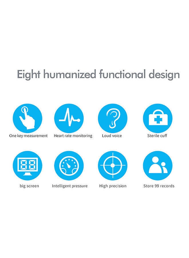 نيبمينينت Upper Arm Blood Pressure Monitor With LCD Display - Image 2