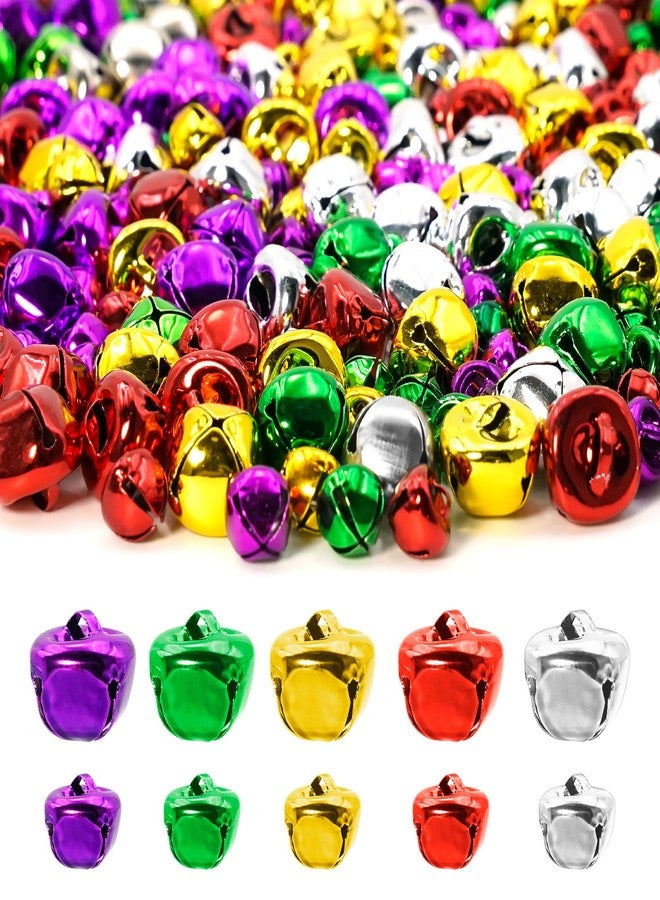 Philbinden 200 Pieces Jingle Bells for Craft DIY Craft Bells Multi-Color Bulk DIY Bells for Home Decoration Christmas Jingle Bell, Cheerful Sound Craft Bells for Wreath Holiday Home and Christmas Decoration - Image 1