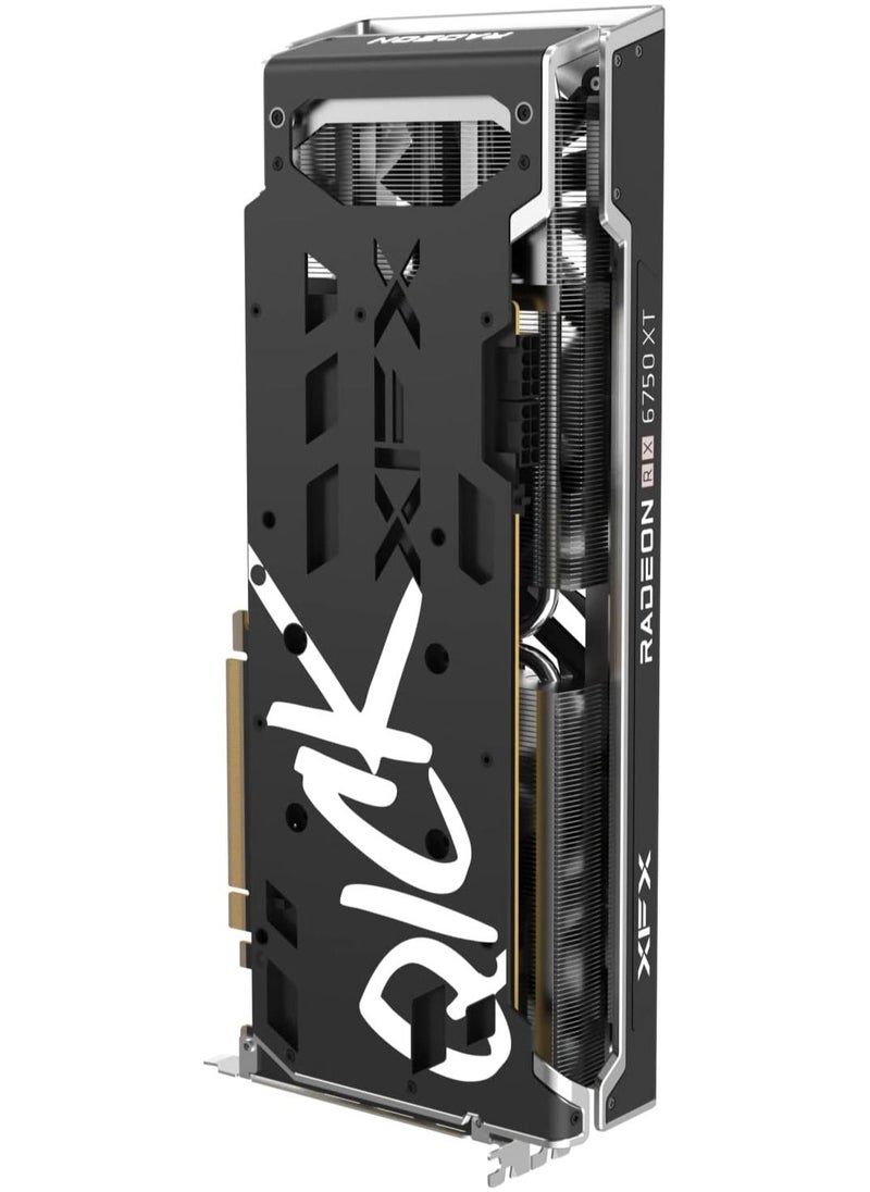 XFX - XFX Speedster QICK319 Radeon RX 6750XT CORE Gaming Graphics Card with 12GB GDDR6 HDMI 3xDP, AMD RDNA 2 RX-675XYJFDP - Image 1