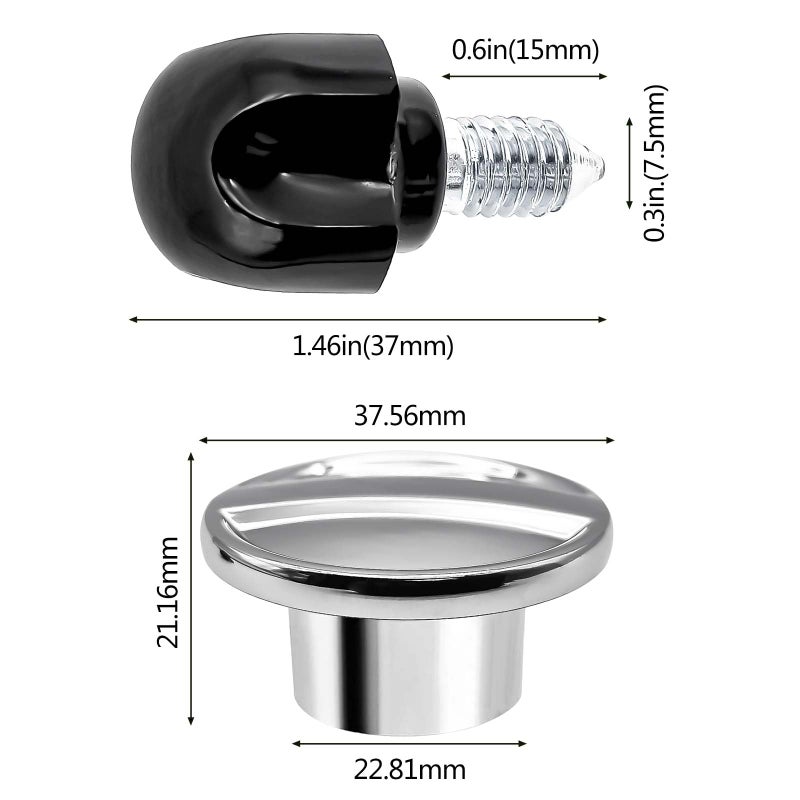 PQPO Hub Attachment Cap & Fixing Attachment Screw Compatible with KitchenAid 4.5&5 Quart Tilt-Head Stand Mixers - Image 3