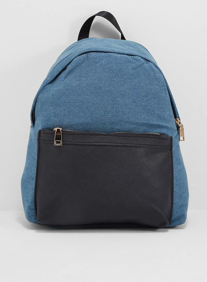 Ginger Denim Backpack