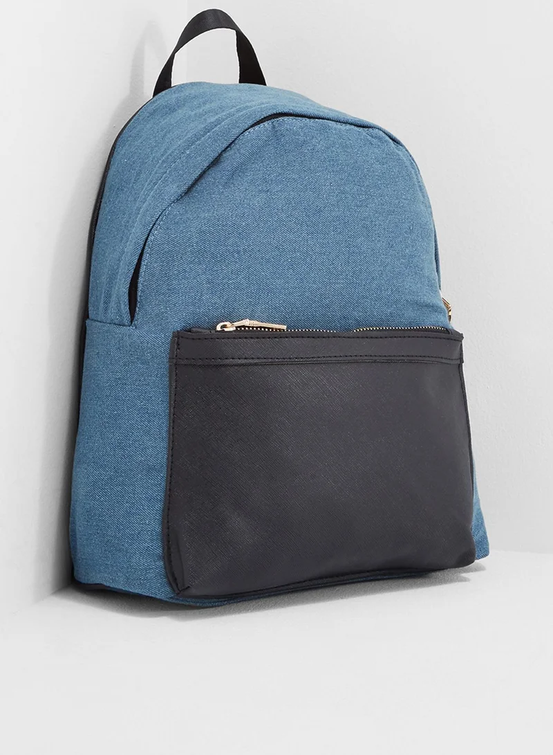 Ginger Denim Backpack