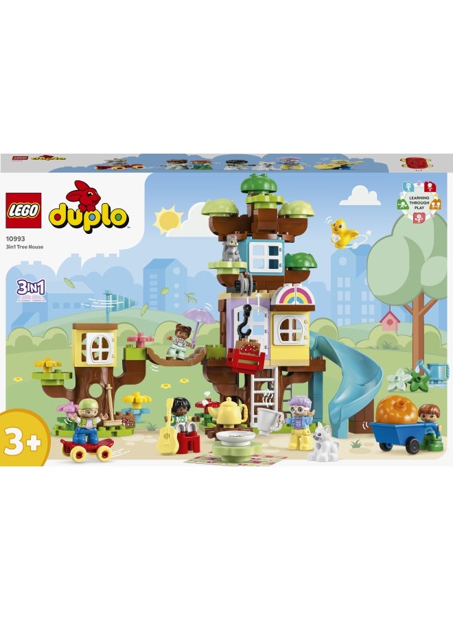 LEGO LEGO® DUPLO® 3in1 Tree House 10993 Building Toy Set for Toddlers Aged 3 and Up; Comes with 8 Figures for Teaching Social Skills, Playing Together and Group Play (126 Pieces)  - Image 2