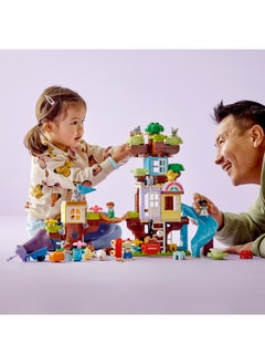 LEGO LEGO® DUPLO® 3in1 Tree House 10993 Building Toy Set for Toddlers Aged 3 and Up; Comes with 8 Figures for Teaching Social Skills, Playing Together and Group Play (126 Pieces)  - Image 3