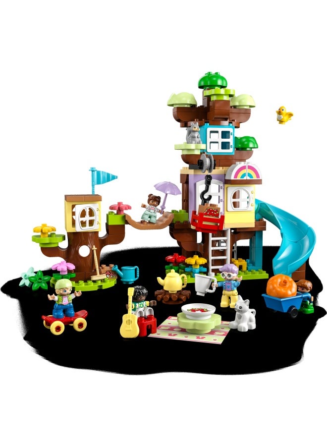 LEGO - LEGO® DUPLO® 3in1 Tree House 10993 Building Toy Set for Toddlers Aged 3 and Up; Comes with 8 Figures for Teaching Social Skills, Playing Together and Group Play (126 Pieces) - Image 1