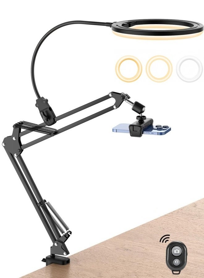 WALALLA WALALLA Overhead Camera Mount With Ring Light Z06F9B0CB0C1FB45AC0FDZ