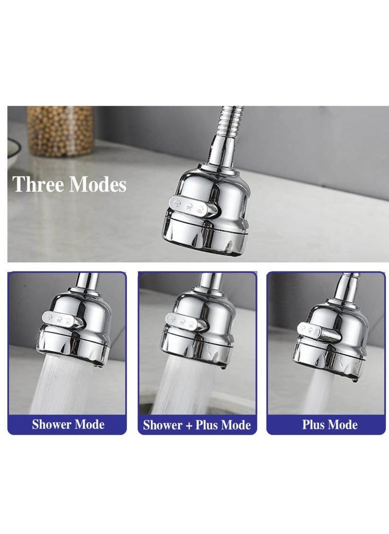 Generic - Kitchen Faucet Sprayer Extension, Movable Faucet Extender for Kitchen Sink, 360 Degree Rotatable Sink Faucet Head, Anti-Splash, Shower Booster Faucet for Kitchen Water Saving - Image 1