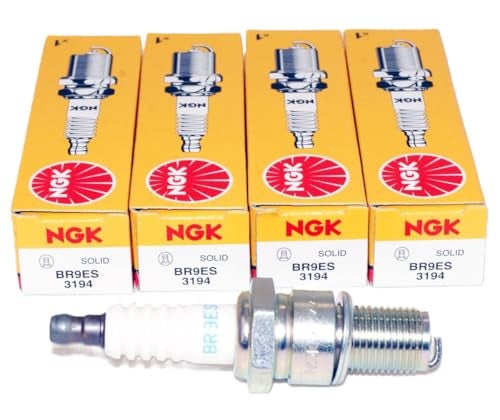 NGK 3194 BR9ES 4 PACK Spark Plug Plugs Boat Motorcycle ATV UTV Car Truck SUV - Image 1