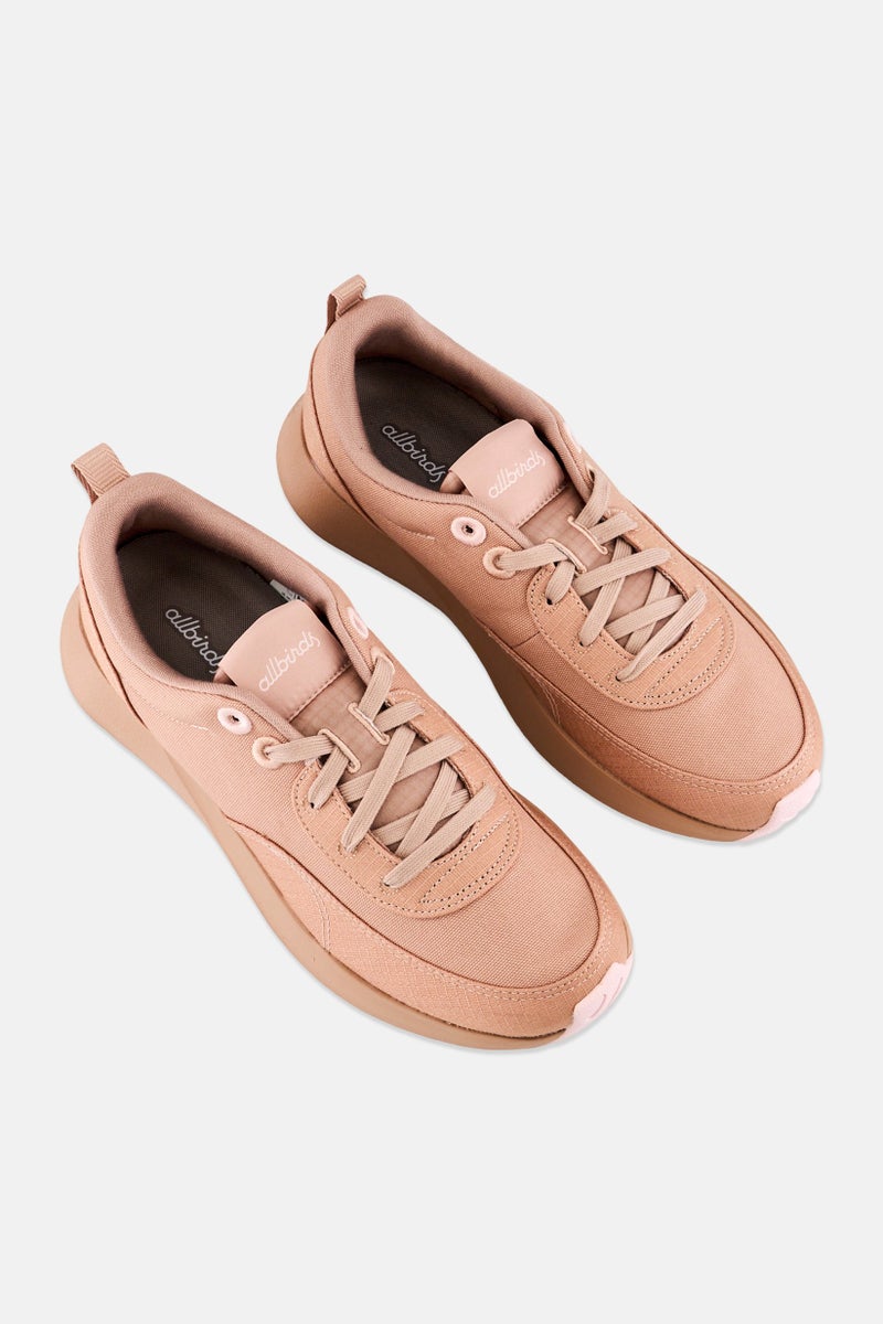 Allbirds Men Medium Courier Lace Up Shoes, Peach - Image 4