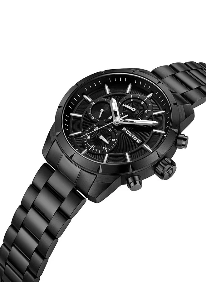 POLICE Neist Watch For Men Black Dial And Black Bracelet
