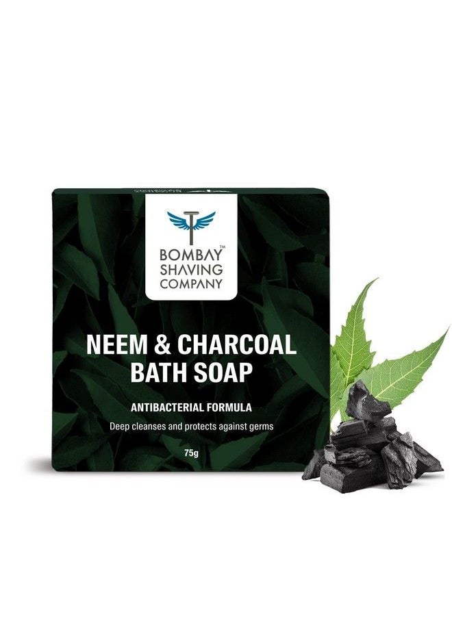 BOMBAY SHAVING COMPANY - Charcoal And Neem Bath Soap ; Pack Of 375G Each - Image 1