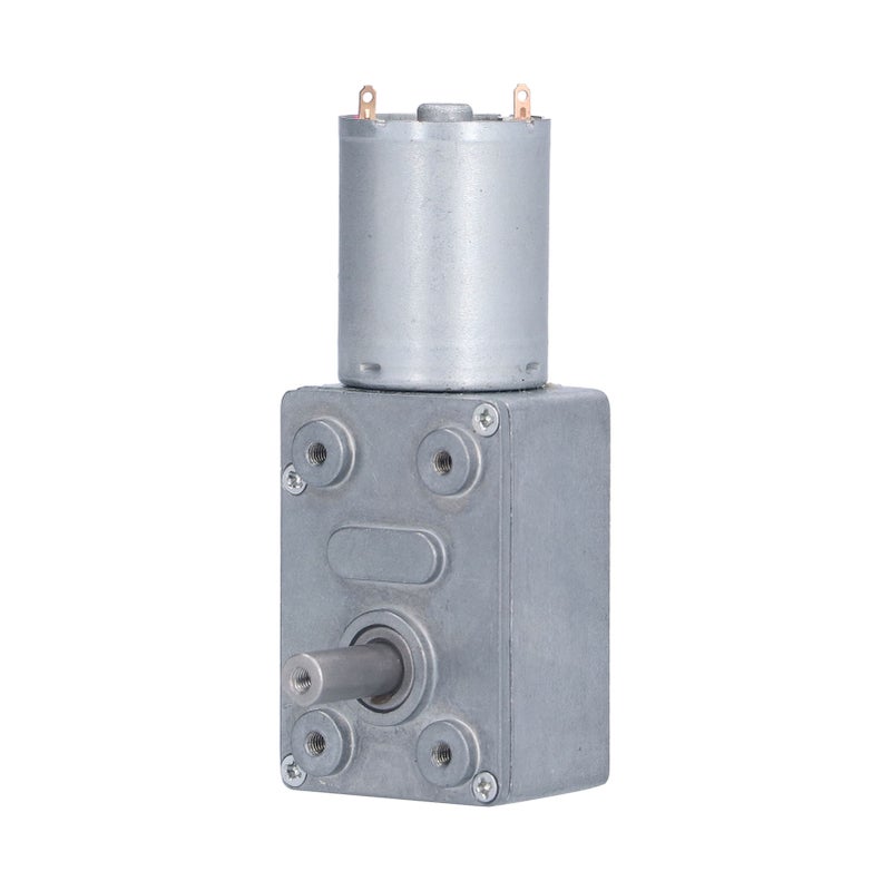4632370 DC Turbine Worm Motor SelfLocking Reducer Turbine Shaft Worm Gear Motor 100RPM DC 12V - Image 1