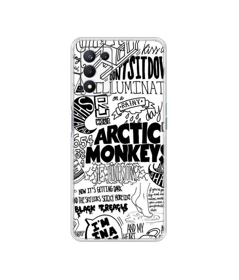 Casotec Arctic Monkeys Pattern Design Printed Silicon Soft TPU Back Case Cover for Realme 9 SE 5G - Image 4