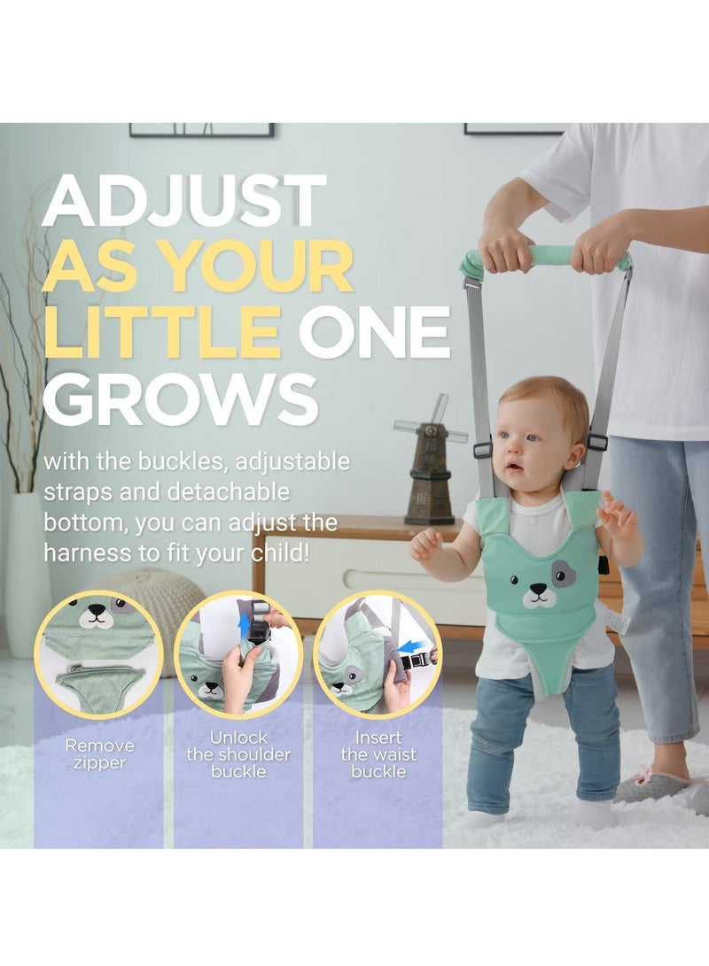 Baby Walking Harness Handheld Kids Walker Helper Toddler Infant Walker Harness Assistant Belt - Help Baby Walk - Child Learning Walk Support Assist Trainer Tool - for 7-24 Month Old - Image 2