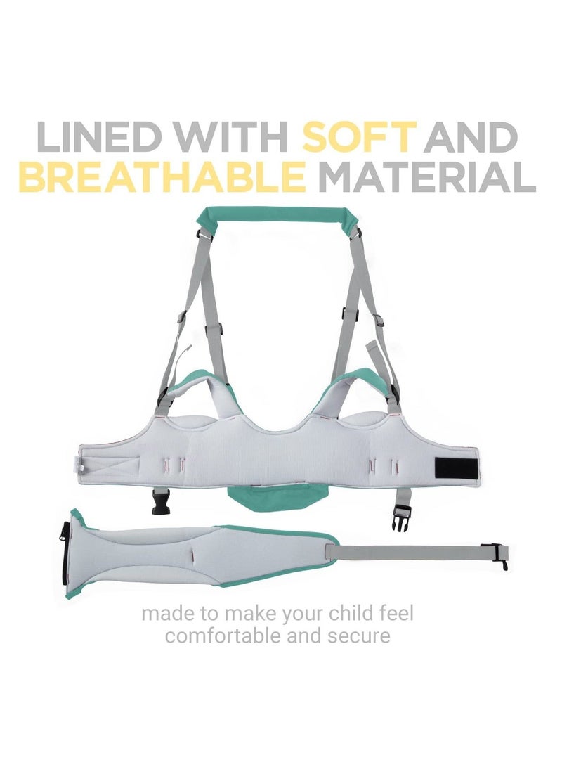 Baby Walking Harness Handheld Kids Walker Helper Toddler Infant Walker Harness Assistant Belt - Help Baby Walk - Child Learning Walk Support Assist Trainer Tool - for 7-24 Month Old - Image 4