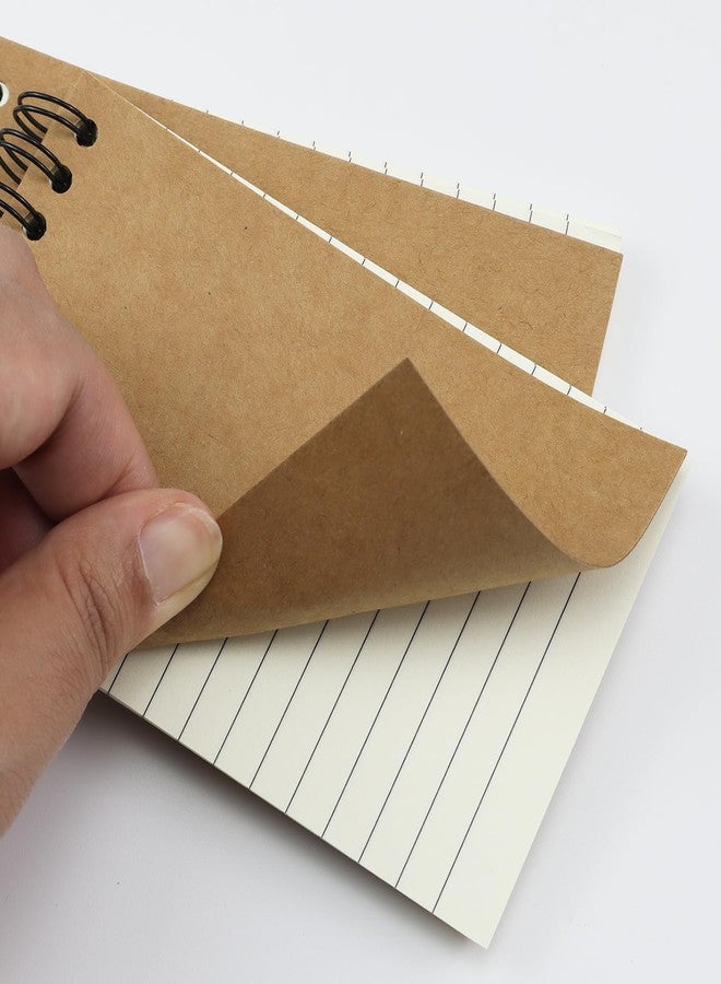 Aacehlh 12 Pack Pocket Notebooks, 3x5 Small Notepads, Mini Spiral Notebooks, 60 Sheets/120 Pages,Lined College Ruled Paper, Memo Pads for Home, Office, School or Travel - Image 4