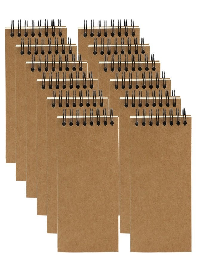 Aacehlh 12 Pack Pocket Notebooks, 3x5 Small Notepads, Mini Spiral Notebooks, 60 Sheets/120 Pages,Lined College Ruled Paper, Memo Pads for Home, Office, School or Travel - Image 1