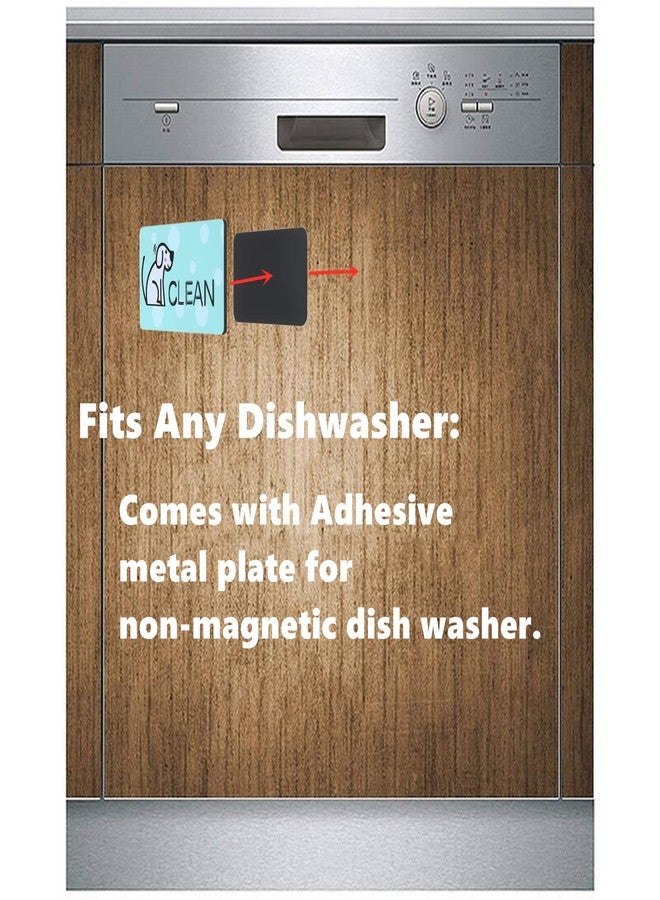 MUDOR Dishwasher Magnet Clean Dirty Sign, Double Sided Flip Indicator with Strong Magnet, Universal Kitchen Dishwasher Magnet Cover,Useful Gifts for Women, Dog - Image 5