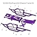 DashRC SCX24 Warthog LCG Chassis Frame Kit Aluminum Body Shell Rocks Cage Buggy Chassis for 124 RC Rock Crawler SCX24 Gladiator Bronco C10 JLU Models Upgrades Part - Image 4