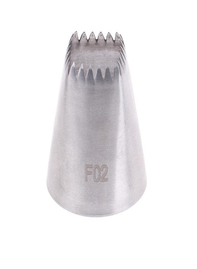 Kunya® F02 Icing Piping Nozzle Russian Pastry Tips Baking Mold Cake Decoration Tool Cupcake Nozzles (F02) - Image 1