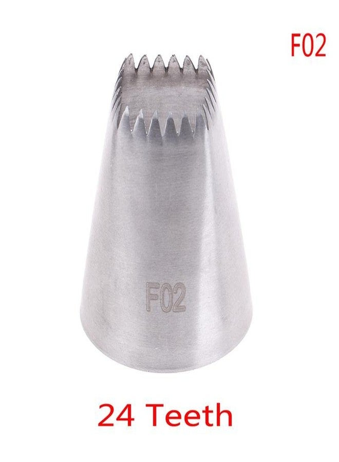 Kunya® F02 Icing Piping Nozzle Russian Pastry Tips Baking Mold Cake Decoration Tool Cupcake Nozzles (F02) - Image 2