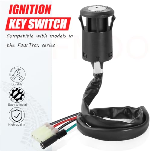 YOFMOO Ignition Switch Key Fits ATV TRX250 200 TRX200D TRX250EX TRX250TE TRX250TM TRX250X TRX400EX 1990-2013 - Image 4
