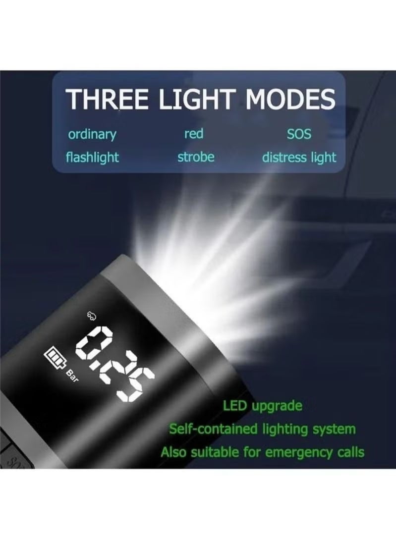 Air Compressor Tire Inflator Pump Car Portable 150 PSI Fast Inflation with LCD Dual Screen [Cordless & Strong Power] Electric Tire Pump for Car Tire For Car Bicycle Motorcycles Ball - Image 3