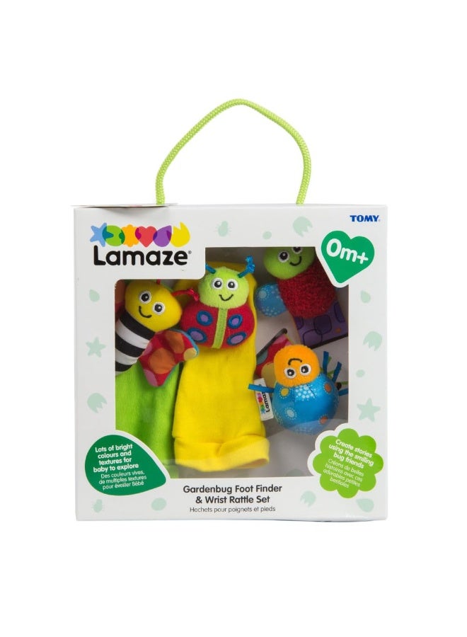 Lamaze Gardenbug - Baby Foot Finder Socks & Wrist Rattle Set - Sensory Development Toys - Newborn Baby Essentials - Image 2