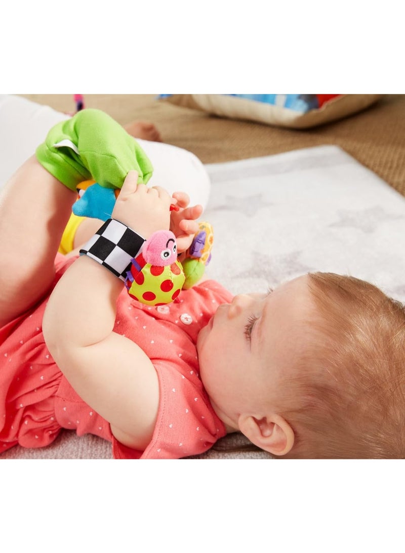 Lamaze Gardenbug - Baby Foot Finder Socks & Wrist Rattle Set - Sensory Development Toys - Newborn Baby Essentials - Image 3