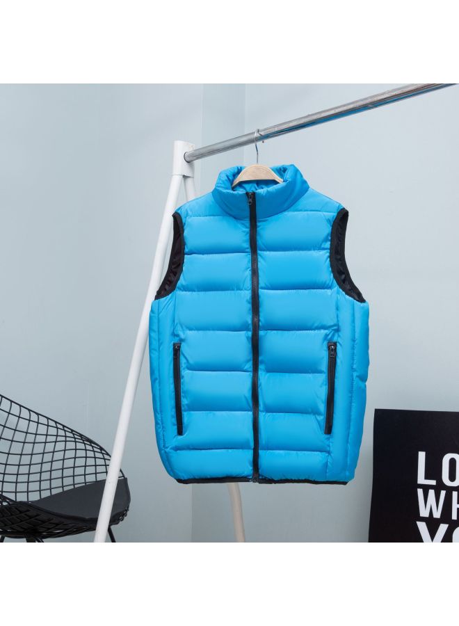 Autumn Winter Down Cotton Training Vest Outdoor Windproof Workwear Sports Vest Customizable