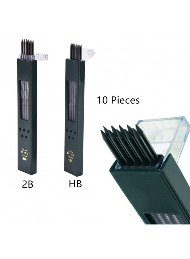 MYLIFEUNIT قلم رصاص مي لايف يونيتي 2.0 مم، قلم رصاص 2 مم للرسم التخطيطي، النجارة، الحرف، الرسم الفني (مجموعة من الأقلام والرصاص) - Image 4