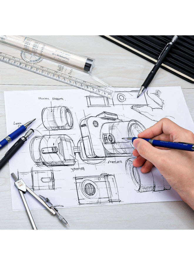 MYLIFEUNIT قلم رصاص مي لايف يونيتي 2.0 مم، قلم رصاص 2 مم للرسم التخطيطي، النجارة، الحرف، الرسم الفني (مجموعة من الأقلام والرصاص) - Image 5