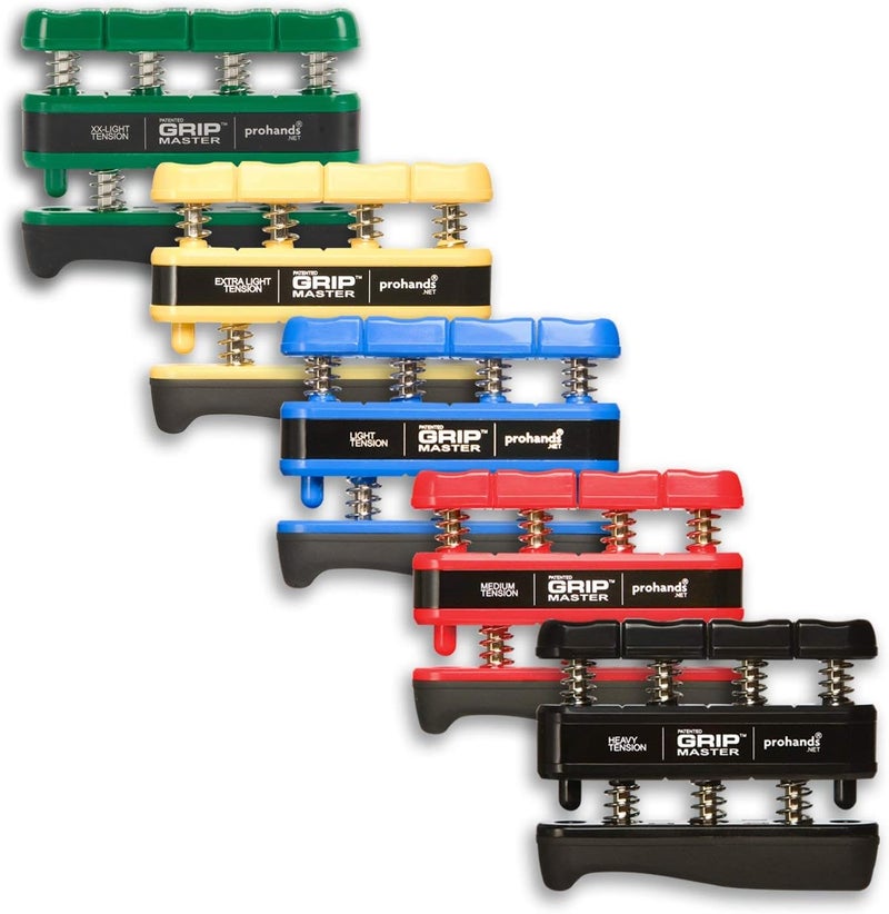 Prohands Gripmaster Hand Exerciser, Finger Exerciser (Hand Grip Strengthener), Spring-Loaded, Finger-Piston System, Isolate & Exercise Each Finger - Image 1