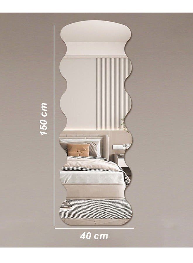 Lion Home Wavy Full Length Dressing Mirror 40X150 CM - Image 3
