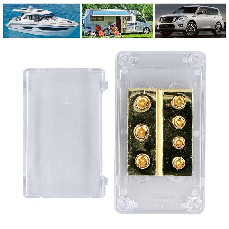 4 AWG 4 Way Distribution Block With Auto Cut Off For Car Truck Yacht - Image 4