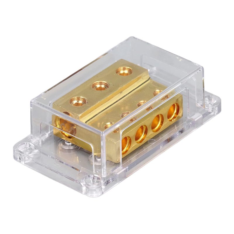 4 AWG 4 Way Distribution Block With Auto Cut Off For Car Truck Yacht - Image 1