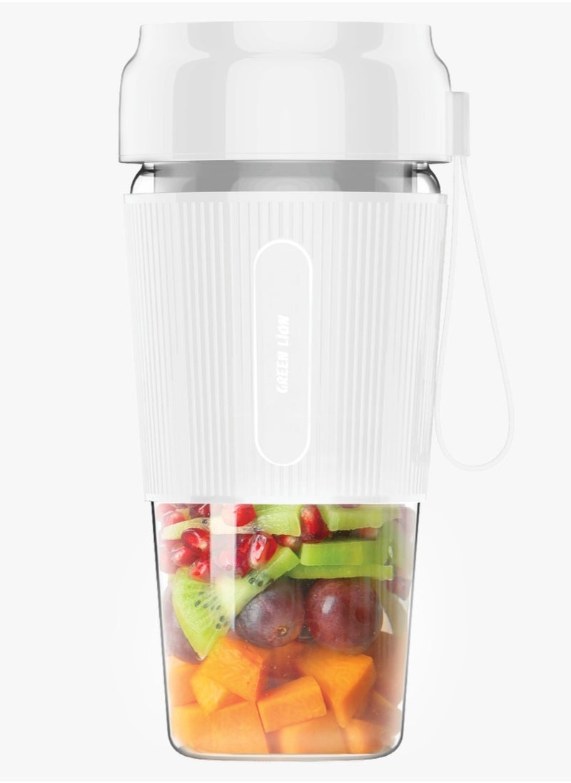 GREEN LION G-Blend X Portable Juicer 0.3L 40W / 18000 RPM / 30 Sec Operation / 6 Powerful Stainless-Steel Blades / 20 Times Blending - White  - Image 1