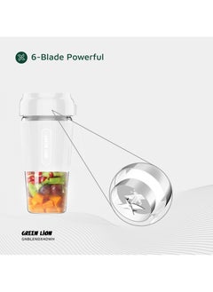 G-Blend X Portable Juicer 0.3L 40W / 18000 RPM / 30 Sec Operation / 6 Powerful Stainless-Steel Blades / 20 Times Blending - White - pzsku/Z06FA898B20907FB3F853Z/45/_/1740989295/644d9fd0-85a1-4f7f-a807-73c14a3e1880