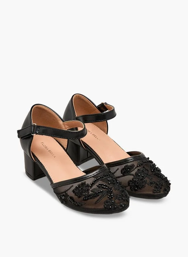 Flora Bella By Shoexpress Flora Bella Girls Block Heel Ballerina Shoes