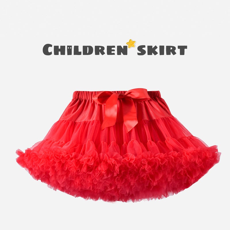 2022 Half-Length Tutu Skirt For Children, Puffy Skirt For Girls, 2-Layer Large Tutu Skirt, Adjustable, Popular Item - Image 1
