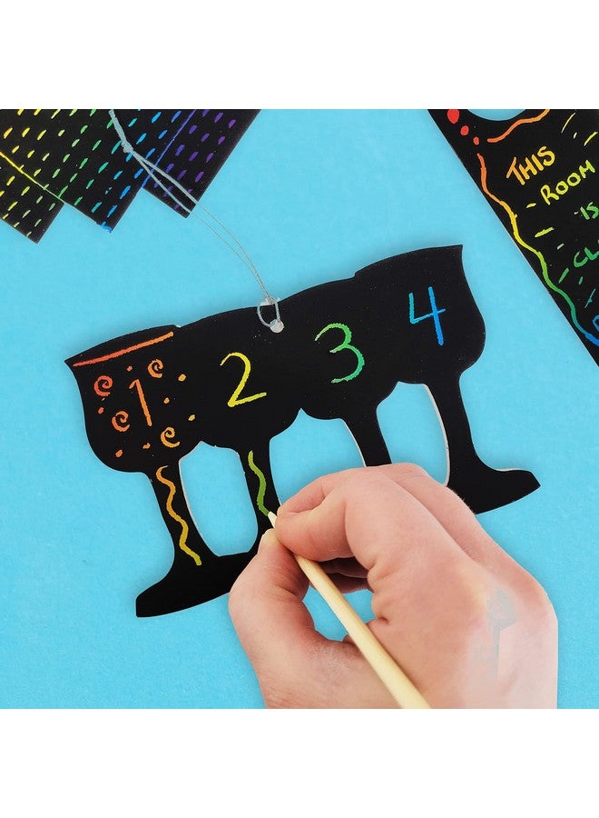 Rite Lite Passover Scratch Paper Kit - Passover Gifts, Passover Gifts for Kids, Passover Scratch Art, Passover DIY Kit for Kids! - Image 3