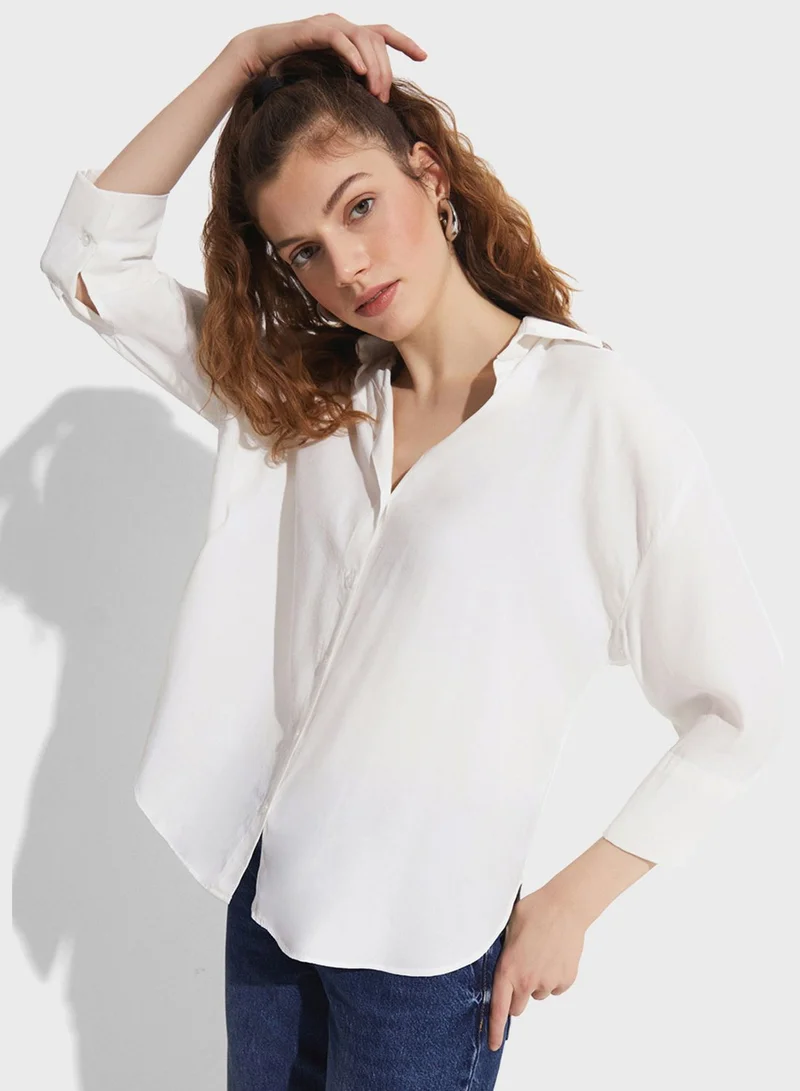 جون Button Down Shirt